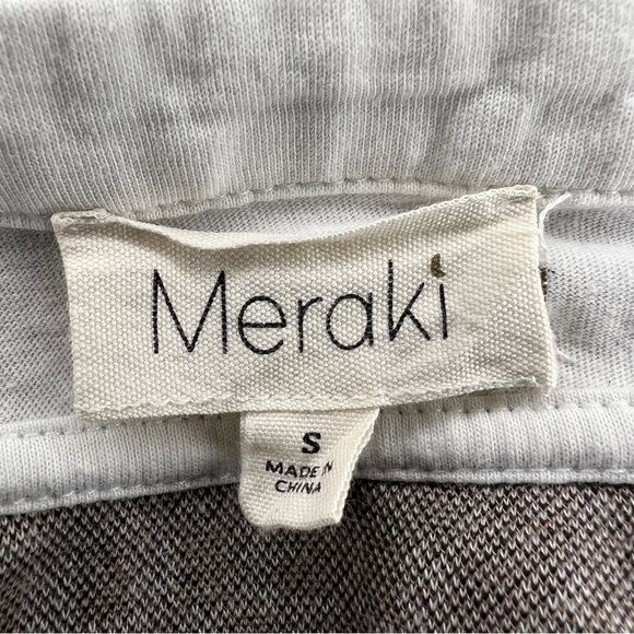 SMALL MERAKI PLAID CROP TOP BEIGE WHITE CLASSIC PREPPY ACADEMIA SHORT SLEEVE - Picture 5 of 7